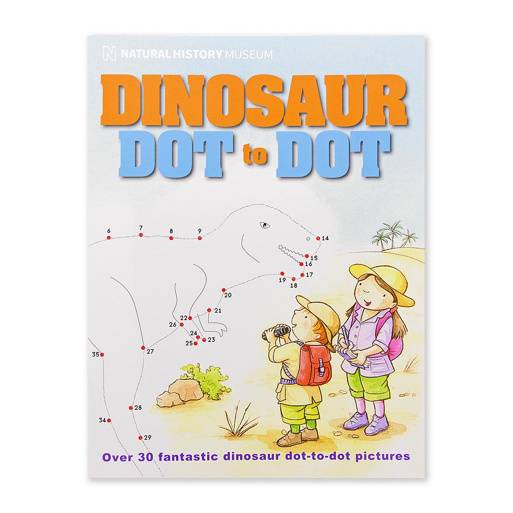 The Natural History Museum Dinosaur Dot-to-dot book