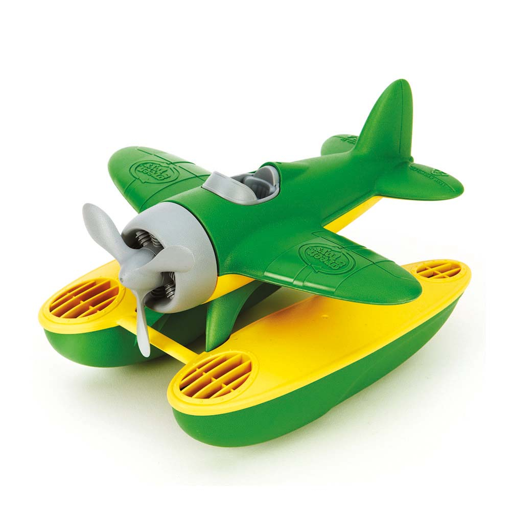 100% recycled plastic green seaplane
