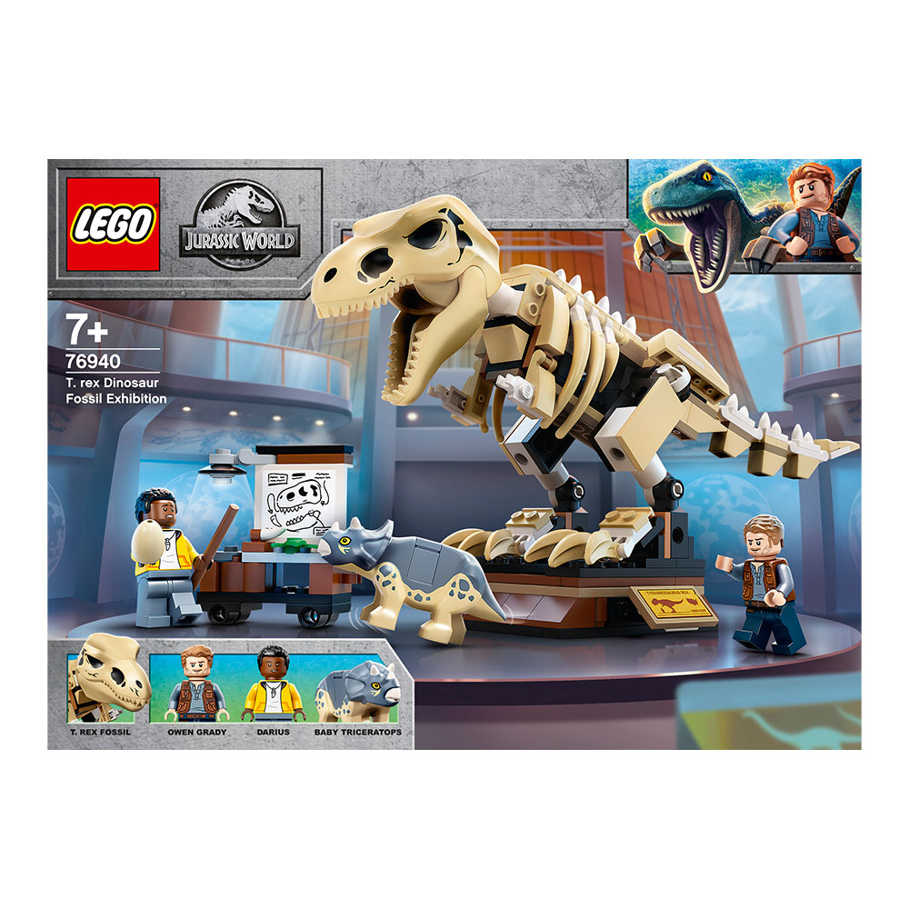LEGO Jurassic World 76940 T. rex Dinosaur Fossil Exhibition