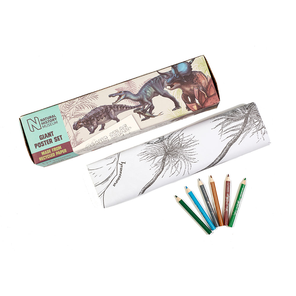 Dinosaur giant poster set