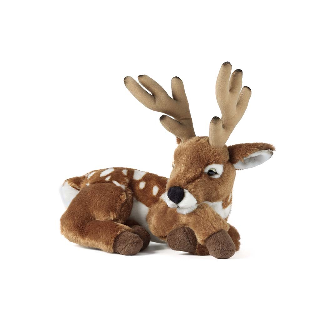 Deer with antlers soft toy