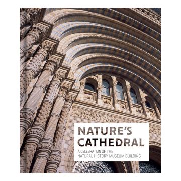 The front cover shows a close up of the arches and columns above the entrance to the Museum.