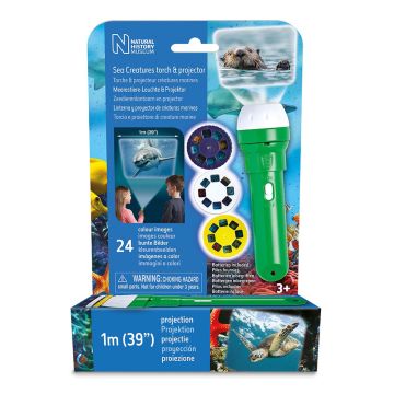 Sea Creatures Torch and Projector front cover of packaging.