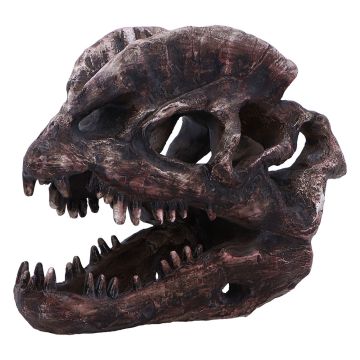 Left side of the Dilophosaurus Replica Skull.