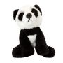 Front on view of the Small Giant Panda Soft Toy in a seated position.