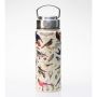Birds Drinks Bottle showing one side of its bird illustrations.