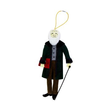 Charles Darwin Embroidered Decoration
