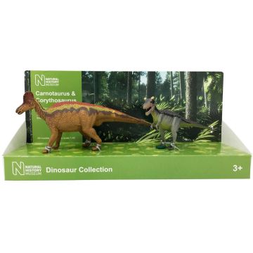 Carnotaurus and Corythosaurus Models