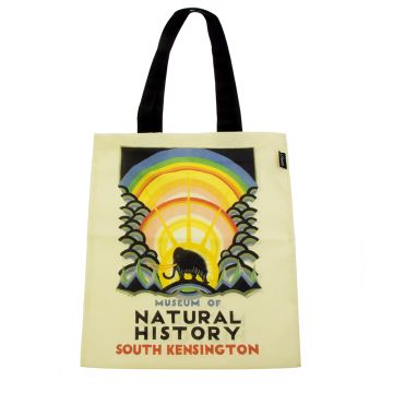 Vintage Design Natural History Museum Tote Bag