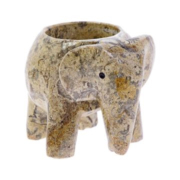 Elephant Stone Tea Light Holder