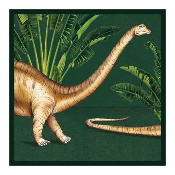 Diplodocus Illustrated Greetings Card