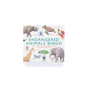 Endangered Animals Bingo Board Game front cover