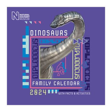 The Dinosaurs Family Calendar 2024 front cover