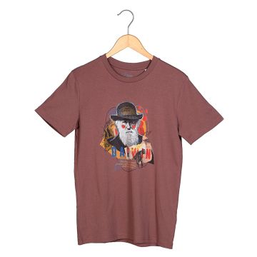 Charles Darwin Brown T-shirt