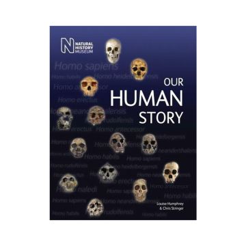 Our Human Story front cover showing skulls