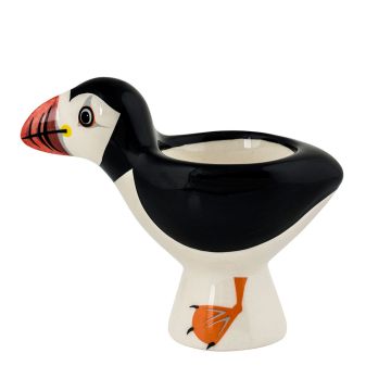 Puffin Egg Cup shown side on.