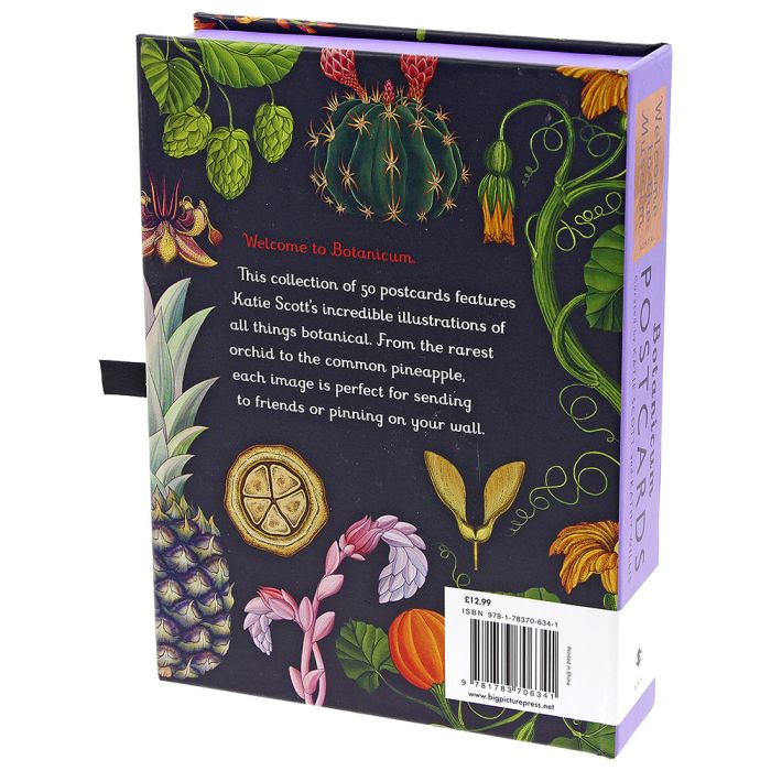 Botanicum Postcards book back cover