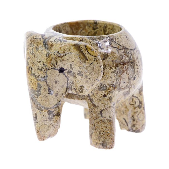 Elephant Stone Tea Light Holder