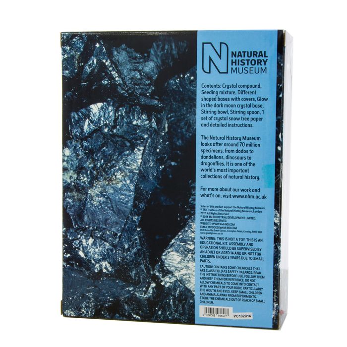 Crystal Science Kit back cover
