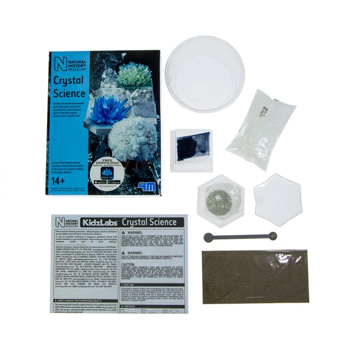 Crystal Science Kit showing contents