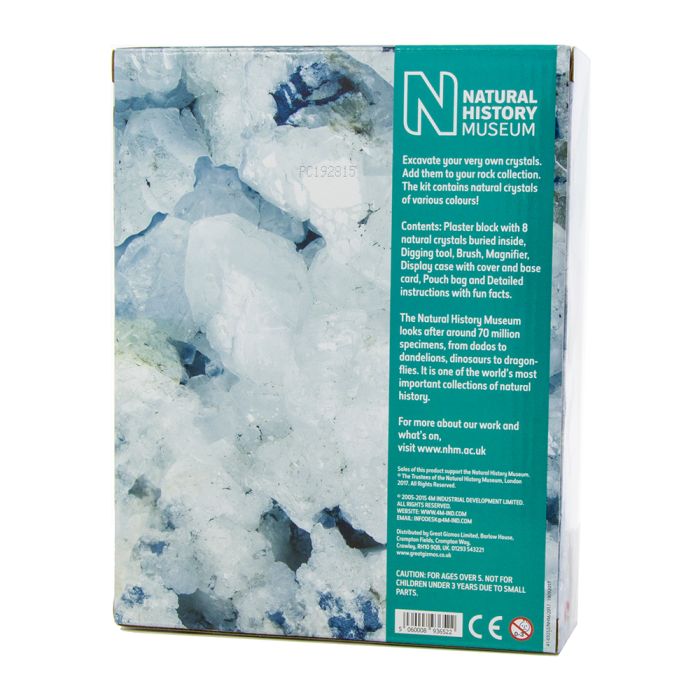 Crystal Mining Kit back cover