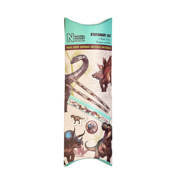 Dinosaur Essentials Stationery Set in its packaging