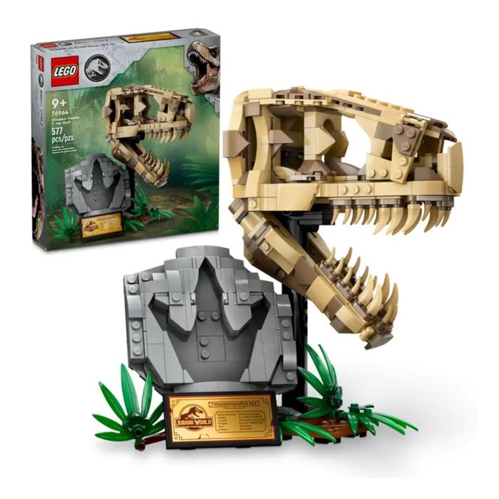 LEGO Jurassic World Dinosaur Fossils: T. rex Skull main product photo