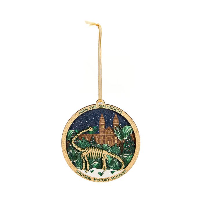 Fern Wooden Christmas Tree Decoration main product photo
