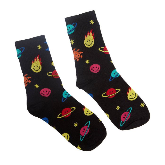 Smiley Cosmos Socks main product photo