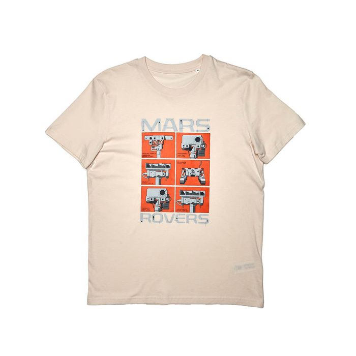 Mars Rovers White T-shirt main product photo