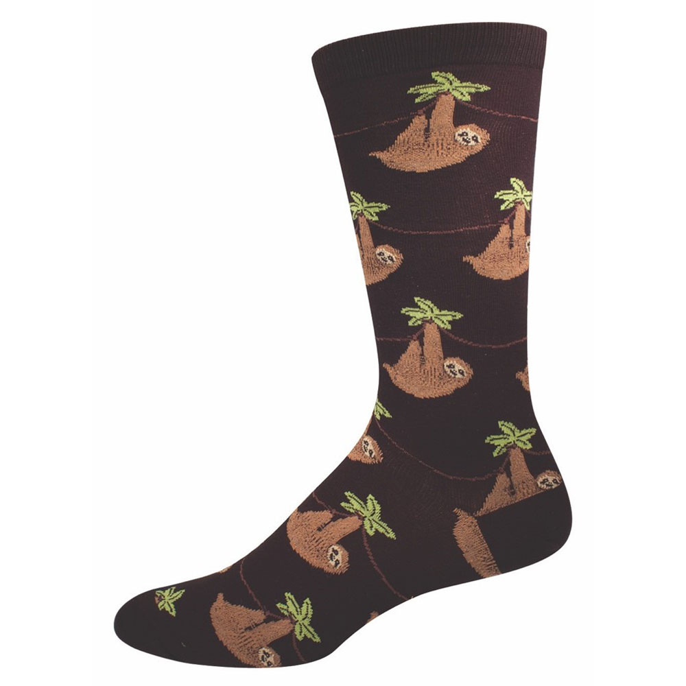 Black sloth socks