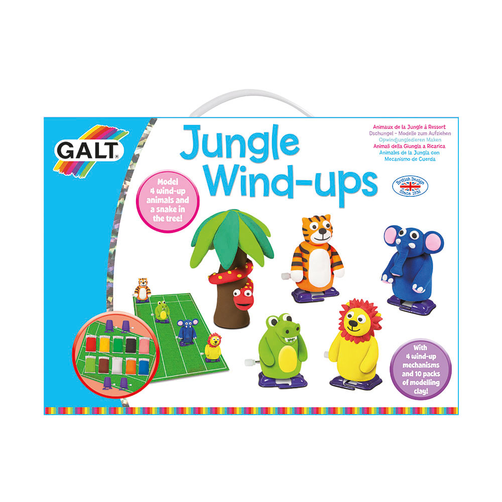 Jungle wind-ups craft kit and game
